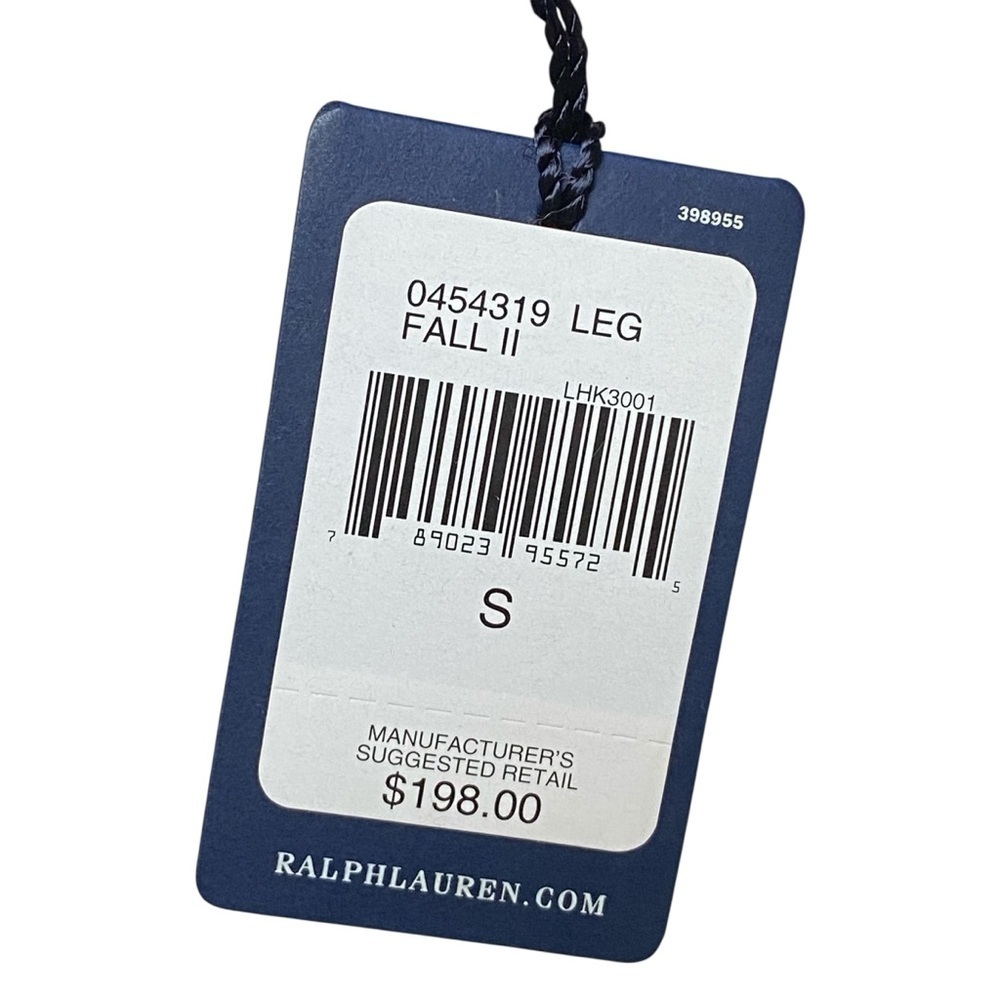 Ralph Lauren NWT Black Velvet Straight Leg Pants Wool Blend Size S - Picture 11 of 14
